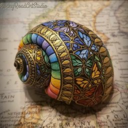 ​Тонкая роспись на ракушках: идеи для вдохновенного творчества