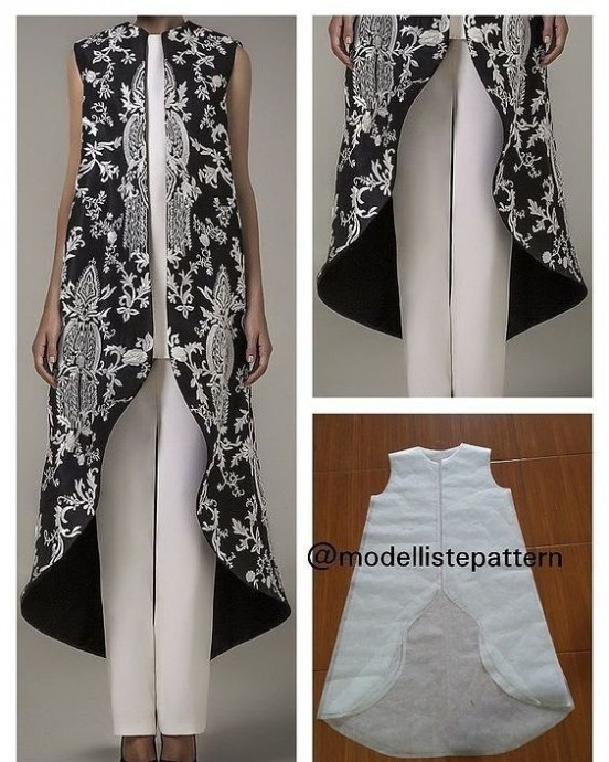 Выкройки стильных накидок