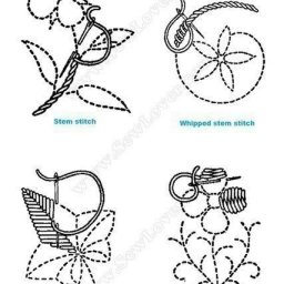 ​Вышиваем цветочки