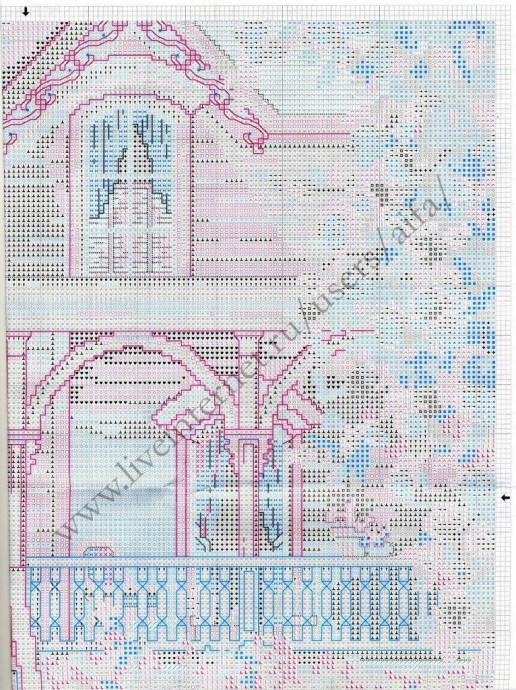 ​Вышиваем отличный домик