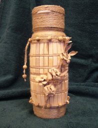 Бочонок для напитков из прищепок