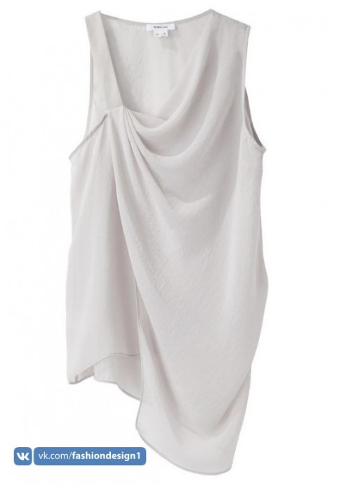 Красивые блузы ассиметричного кроя: идеи