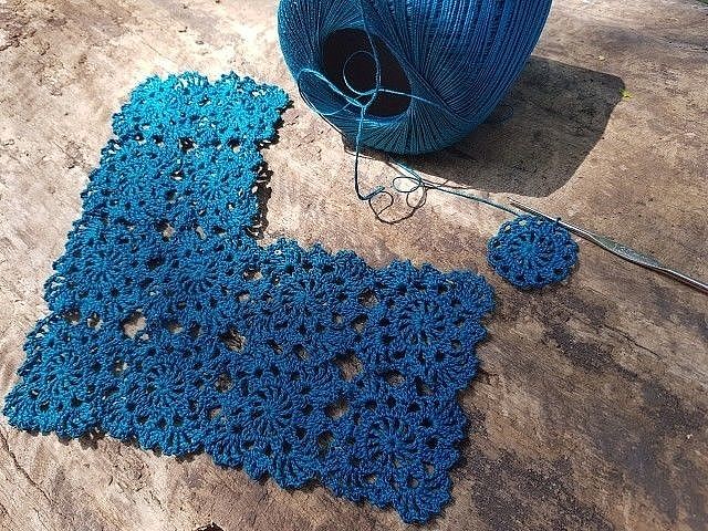 Красивый мотив крючком