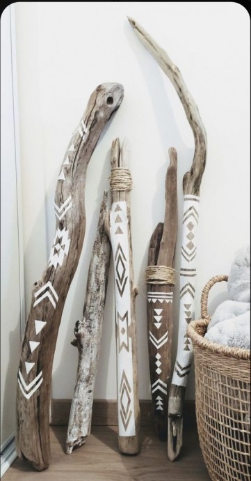 Декор из палок