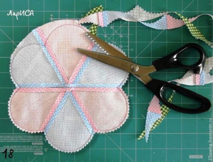 Прихватки из остатков ткани.