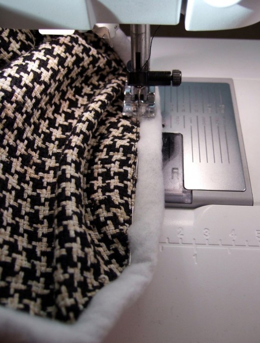 Втачивание рукава в пиджак или пальто