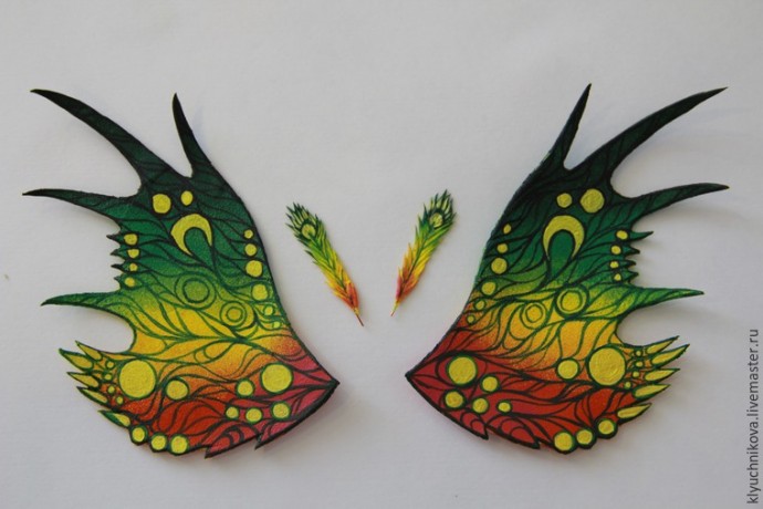 Лепим чудесного интерьерного дракончика из бархатного пластика