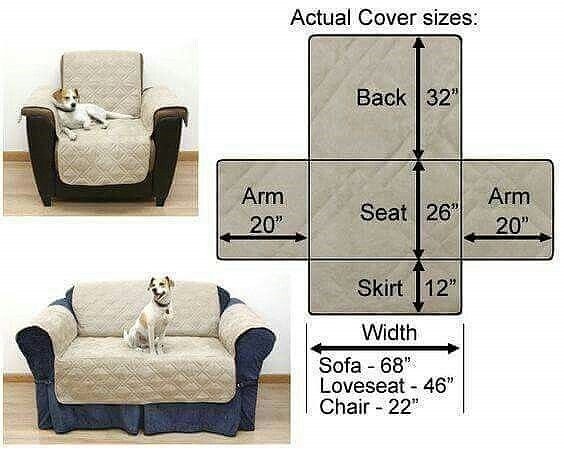 Чехлы на кресло с кармашками