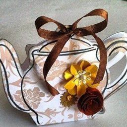 Шаблоны коробочек-чайничков для чайных пакетиков