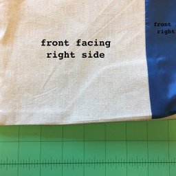 Обработка низа изделия на подкладке