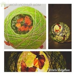 ​Лампы в виде светящихся шаров