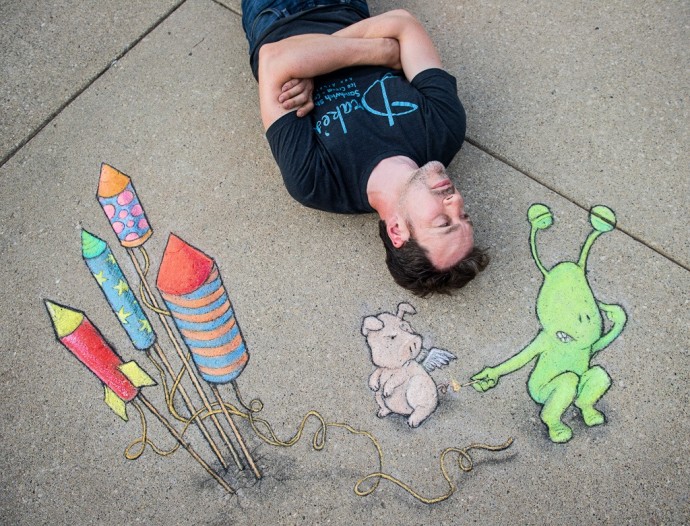 ​Стрит-арт для хорошего настроения: чудесные идеи для творчества