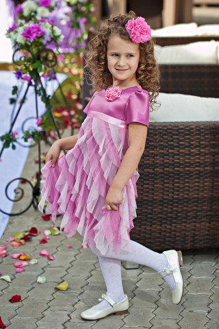 Воланы для детского платья