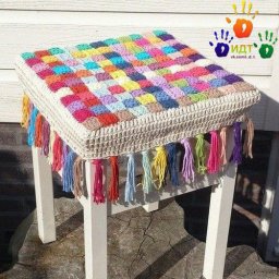 Чудесный вариант для избавления от остатков пряжи