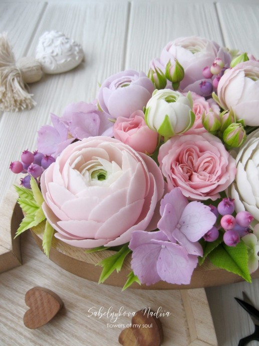 Керамическая флористика ручной работы