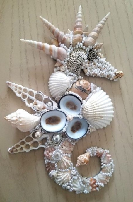 Восхитительные морские коньки из ракушек: удивительные идеи для творчества
