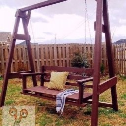 ​Садовые качели с А-образной опорой