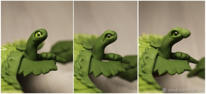 Цветочный дракон из полимерной глины Цветочный дракон из полимерной глины