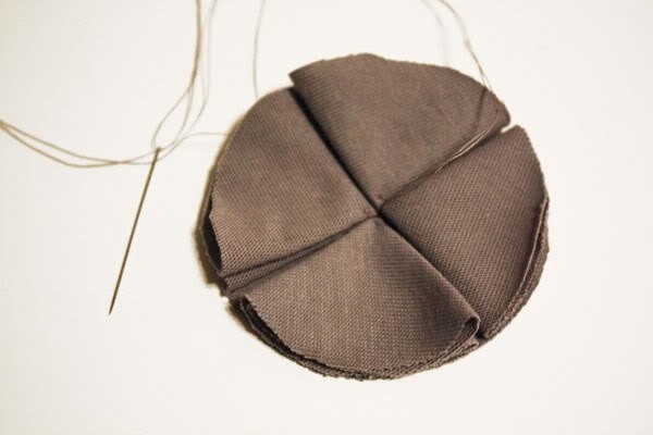 Цветок их ткани: мастер-класс