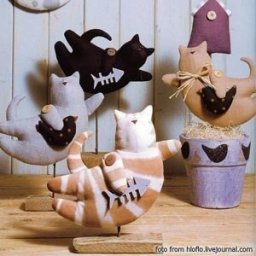 Тильда "Летящий кот"