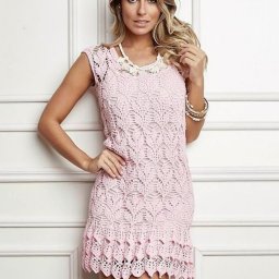 ​Нежное ажурное платье