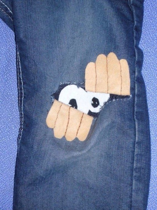 Оригинальное оформление дырок