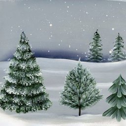 ​Рисование ёлочек