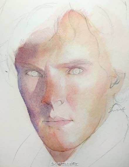 Рисуем портрет акварелью