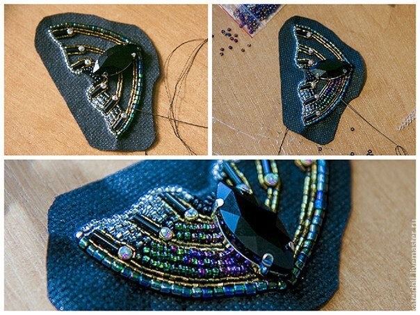 ​Брошь в виде мотылька