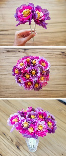 Чупочупсовый букет: вкусная красота