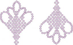 Изысканный элемент из бисера