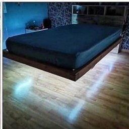 ​Как сделать "парящую в воздухе" кровать