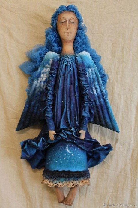 Декоративные интерьерные куклы-ангелы