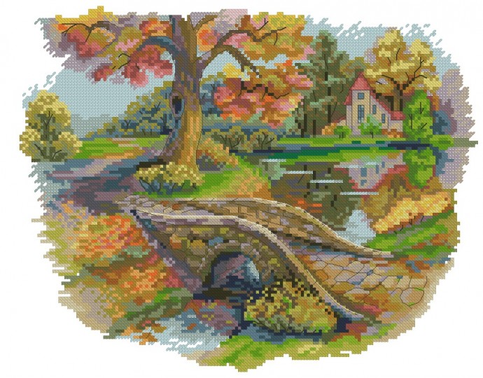 ​Вышивка "Щедрая осень"