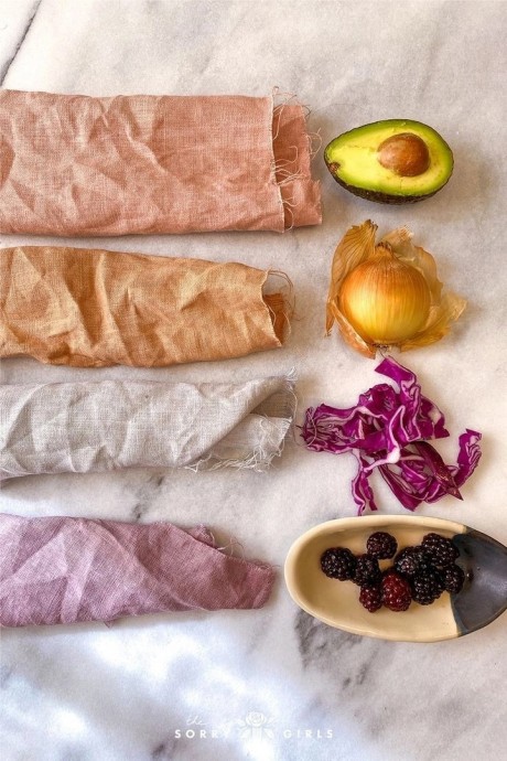 Красим ткани натуральными красителями