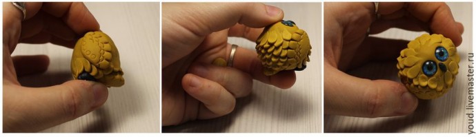 Совёнок из полимерной глины Совёнок из полимерной глины