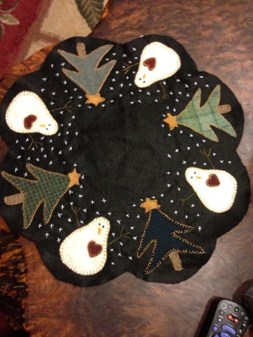 Декоративные салфетки к новому году Декоративные салфетки к новому году