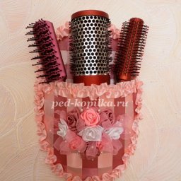 Лапоть из атласных лент