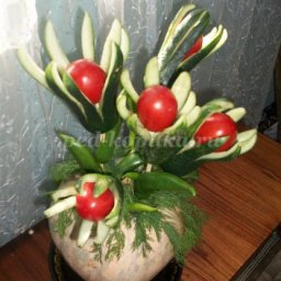 Букет из овощей