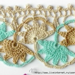 Невероятно красивая кайма крючком