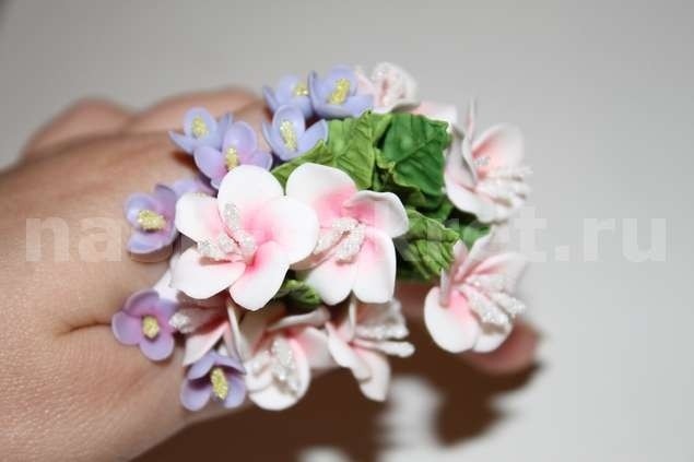 Ободок из полимерной глины