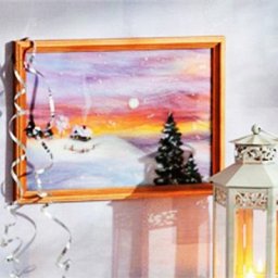 ​Прекрасная картина из шерсти