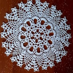 Салфетка-снежинка