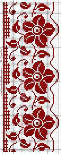 Схемы вышивки для красивых уголочков салфеток Схемы вышивки для красивых уголочков салфеток