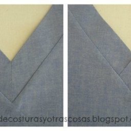 ​Способы обработки горловины планкой "уголком"