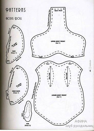 Текстильная интерьерная куколка