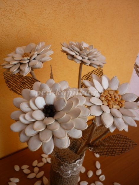 Идеи поделок из тыквенных семечек для украшения кухни Идеи поделок из тыквенных семечек для украшения кухни