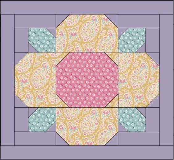 Цветочные лоскутные блоки для вашего вдохновения Цветочные лоскутные блоки для вашего вдохновения