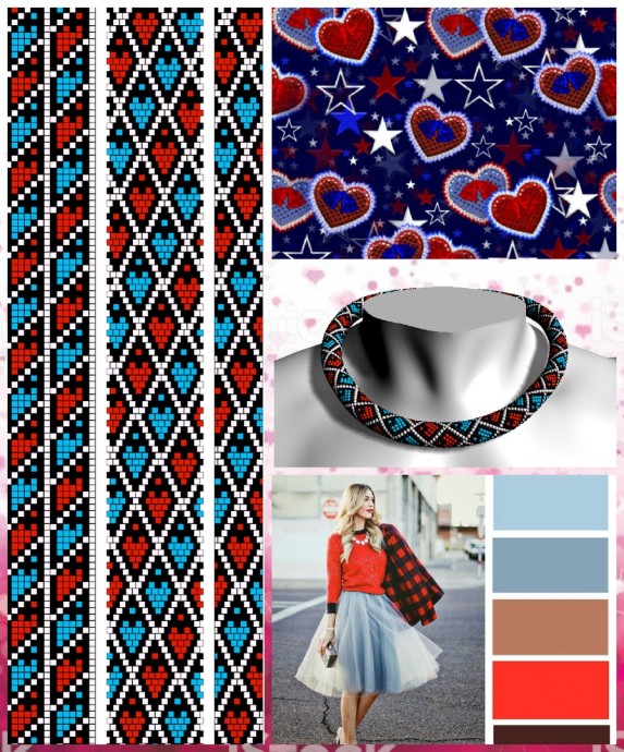 Яркие и красочные жгуты из бисера