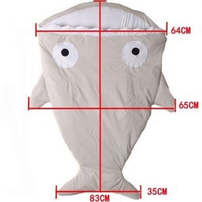 ​Спальный мешок в виде акулы